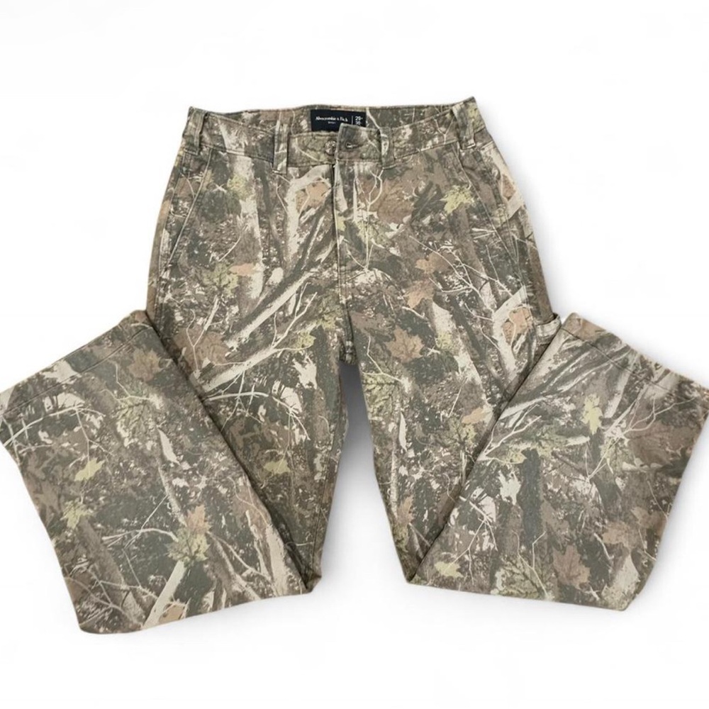 Abercrombie & Fitch Tan Camouflage Pants